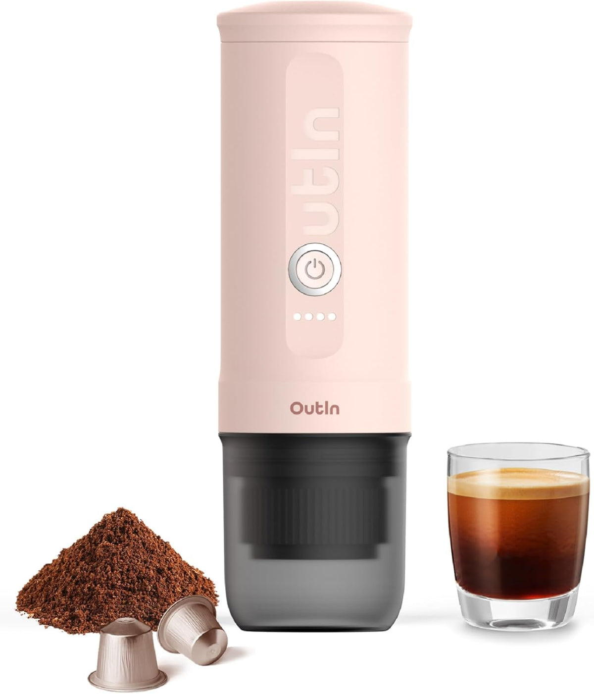 Macchina per caffè espresso portatile Nano (grigio siderale)