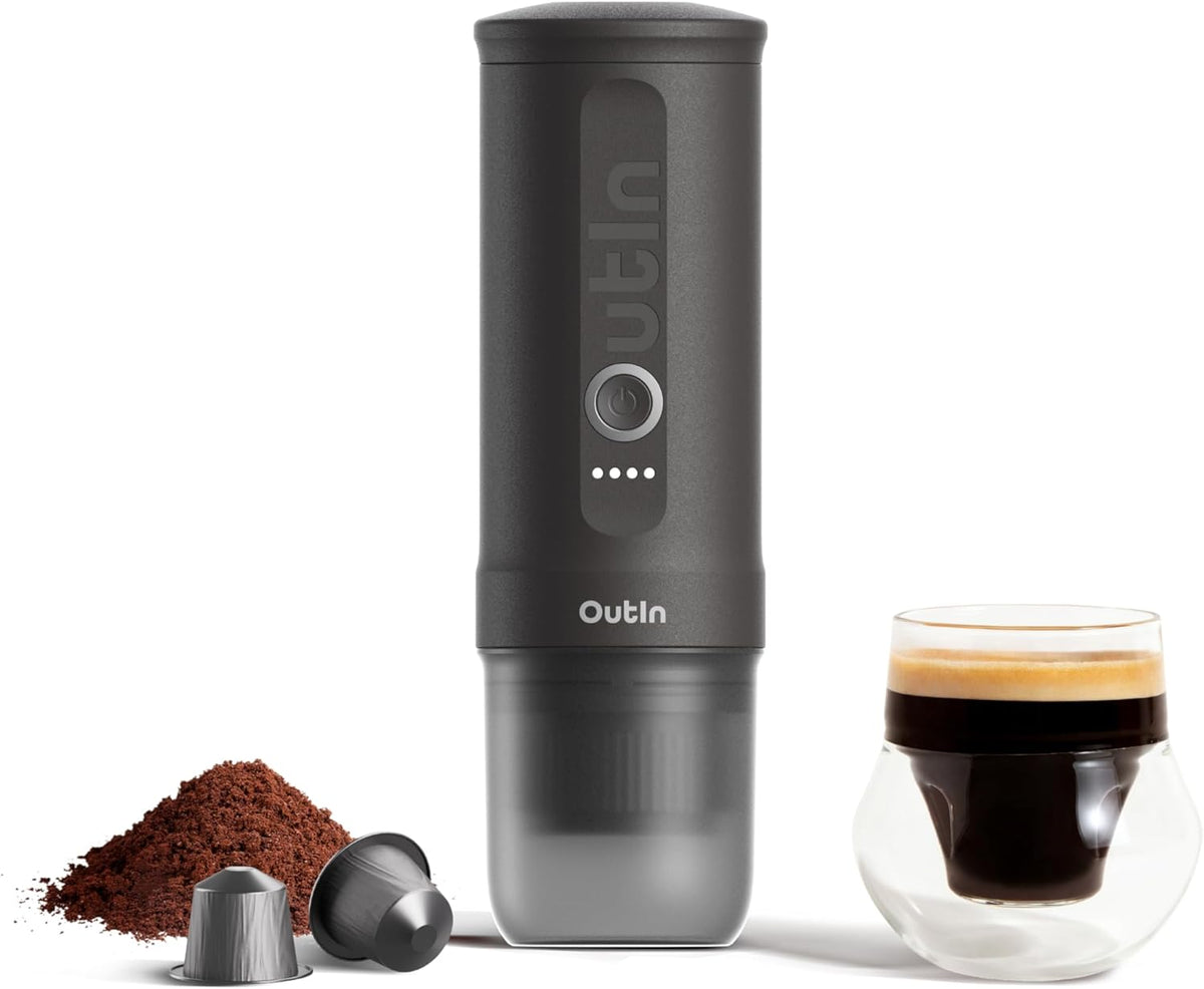 Macchina per caffè espresso portatile Nano (grigio siderale)