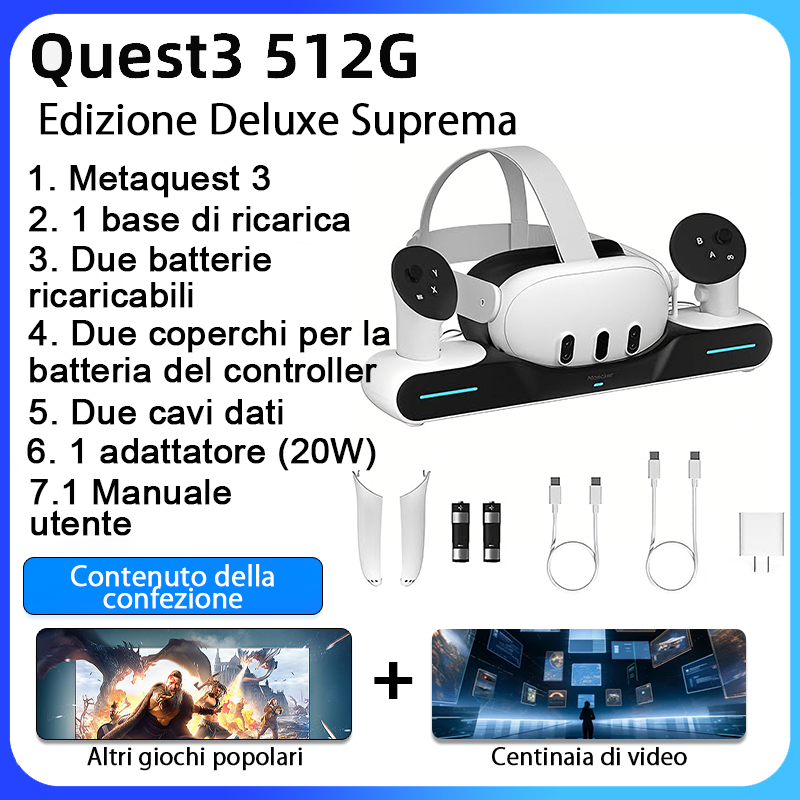 Visore VR Wireless per Realtà Virtuale e Mista