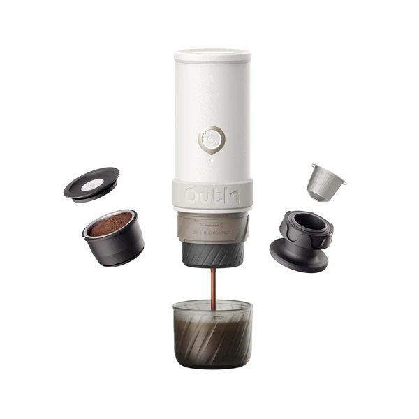 Macchina per caffè espresso portatile Nano (grigio siderale)