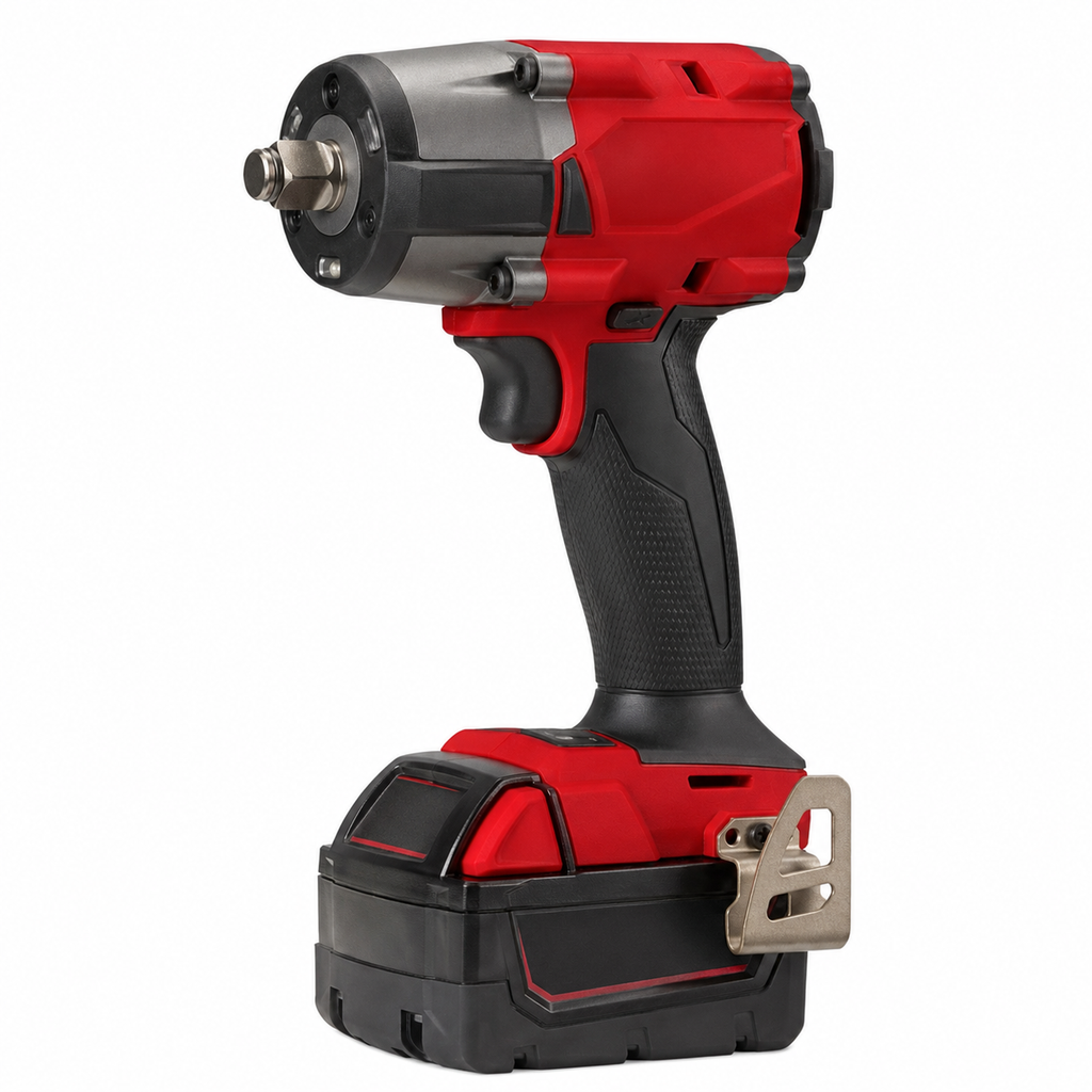 Avvitatore a impulsi a batteria da 18 V, attacco da 1/2″, motore brushless e 4 velocità