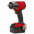 Avvitatore a impulsi a batteria da 18 V, attacco da 1/2″, motore brushless e 4 velocità
