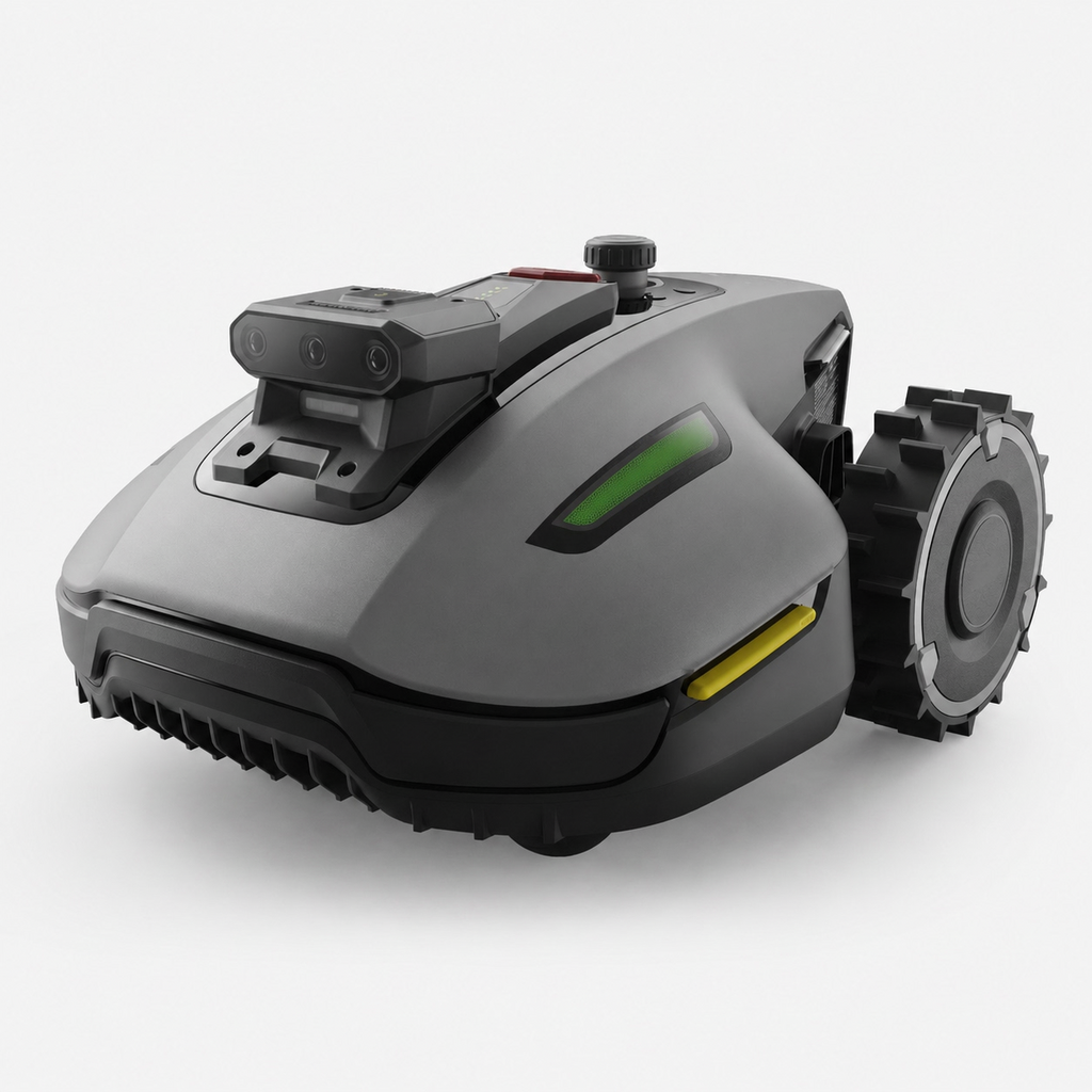 Rasaerba robotico wireless intelligente con navigazione AI e ricarica automatica